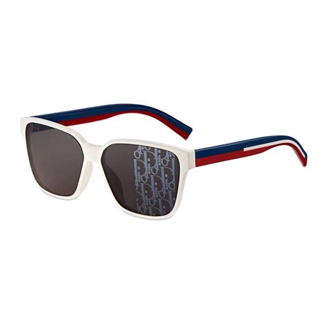 dior homme dior flag3 sunglasses|DiorFlag3 White, Blue & Red Sunglasses .